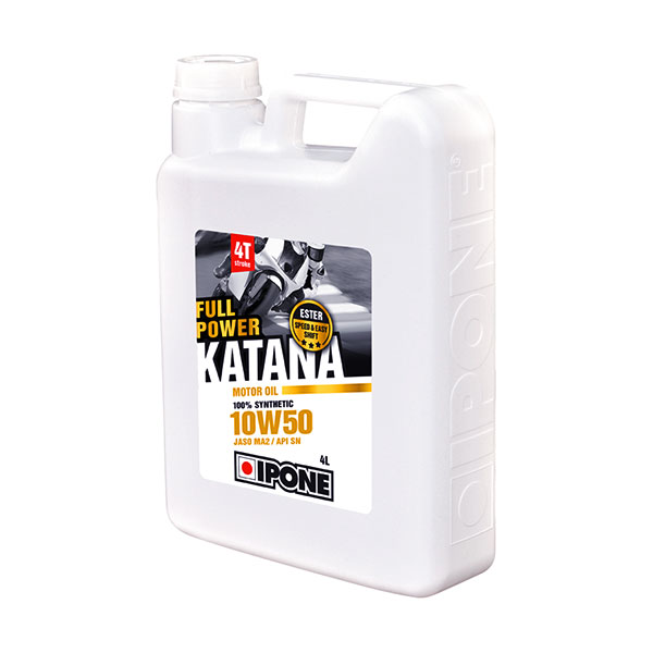 Full Power Katana ist ein 100% synthetisches Schmiermittel auf Ester-Basis für 4-Takt-Motorräder