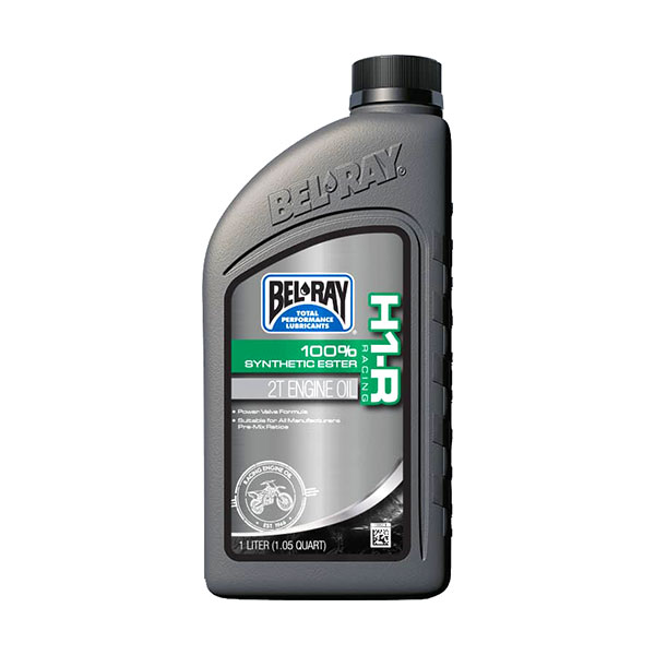 Bel Ray H1-R Racing 100% Synthetic Ester 2T Engine Oil, 1 Liter
